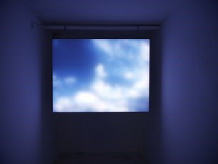 Leuchtkasten Wolkenmotiv